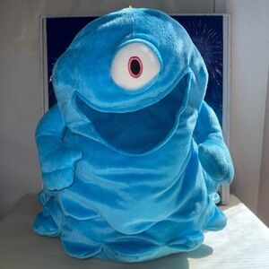 Dreamworks monsters vs aliens toy factory 2009 blue blob Bob large plush toy